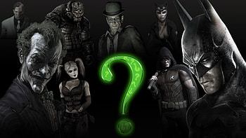 Batman Joker Harley Quinn The Riddler Killer Croc Arkham City Catwoman Two Face Video Games HD wallpaper