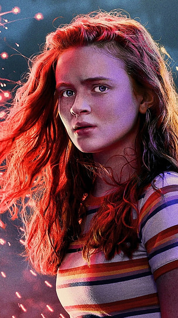 Stranger Things, Max Mayfield, blue theme HD phone wallpaper
