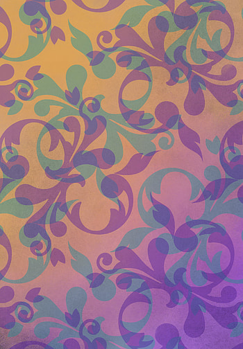 Victorian pettern, Pattern, Orange, Patterns HD phone wallpaper