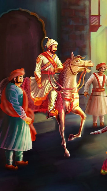 Shivaji Maharaj Live, Shivaji Maharaj, Horse Riding HD phone wallpaper