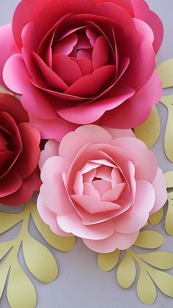Paper Flowers, Flowers HD phone wallpaper