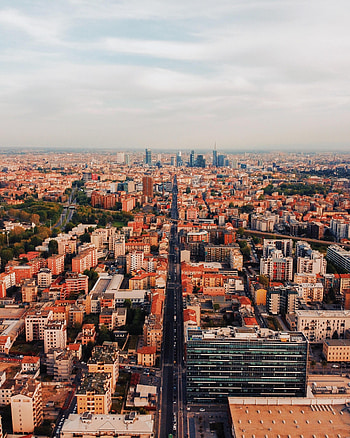 Cities, City, Building, View From Above, Overview, Review, Urban Landscape, Cityscape HD phone wallpaper