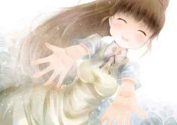 Anime, women, CG, child HD wallpaper