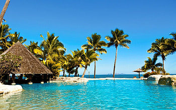 Breathtaking Fiji, Tranquil landscapes, Azure waters, Island paradise HD wallpaper