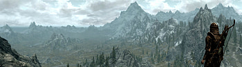 Skyrim Panoramic I Made [3840 x 1080] : HD wallpaper