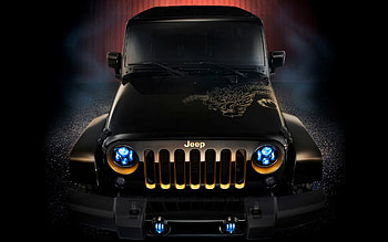 Jeep Wrangler Dragon design, Unique style, Aggressive aesthetics, Standout appearance HD wallpaper