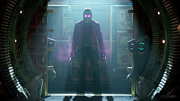 Chadwick Boseman As Star Lord , chadwick-boseman, star-lord, superheroes, artist, artwork, digital-art, artstation HD wallpaper