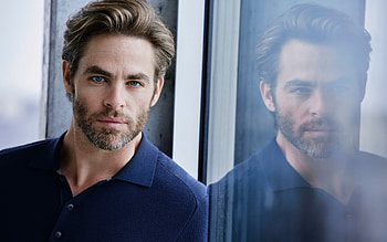 Chris Pine, American actor, Portrait hoot, High quality HD wallpaper