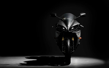 Yamaha YZF R1 , Black sport motorcycle, Racing beast, Speed and style HD wallpaper