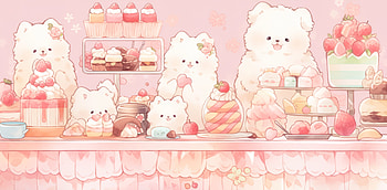 Kawaii Dogs, artistic, kawaii HD wallpaper