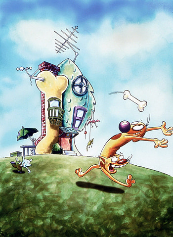 CatDog, Cartoon series, Animation, Nickelodeon 90s cartoons HD phone wallpaper