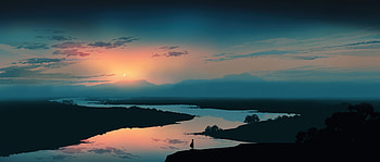 Travelling, artist, artwork, digital-art HD wallpaper