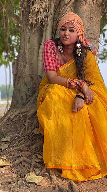 Sohini Sarkar, holi, bengali actress HD phone wallpaper