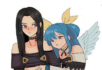 Guilty gear Testament and Dizzy anime style, Cute couple, Testament, Dizzy, Fighting games, Anime girl, Guilty gear, Video games, Kawaii HD wallpaper