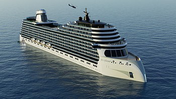 Residential cruise ship, Affordable life at sea, CNN travel report, Unique opportunity HD wallpaper