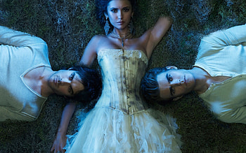 TV show, Nina Dobrev, Paul Wesley, Ian Somerhalder HD wallpaper