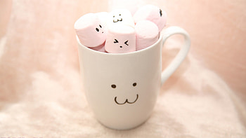Miscellanea, Miscellaneous, Cup, Zephyr, Marshmallow, Smilies, Smiles HD wallpaper