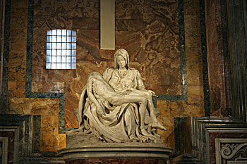 La Pietà, Michelangelo HD wallpaper