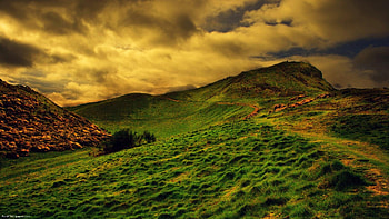 nature 47, landscape, nature, mountains, green HD wallpaper