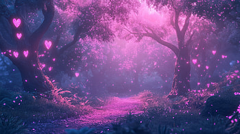 Enchanting of a Magical Forest, magical forest, fantasy forest HD wallpaper