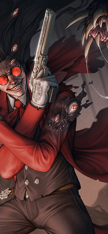 Hellsing Alucard, Vampire monsters , Xiaomi Mi, Huawei P30 Pro, Vivo V15 Pro HD phone wallpaper