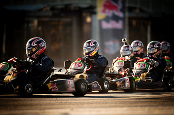 Red Bull race, Karting HD wallpaper