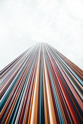Architecture, Miscellanea, Miscellaneous, Multicolored, Motley, Design, Construction, Tower, High, Tall HD phone wallpaper