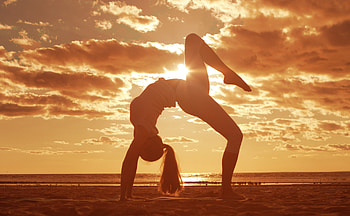 Yoga, Women HD wallpaper