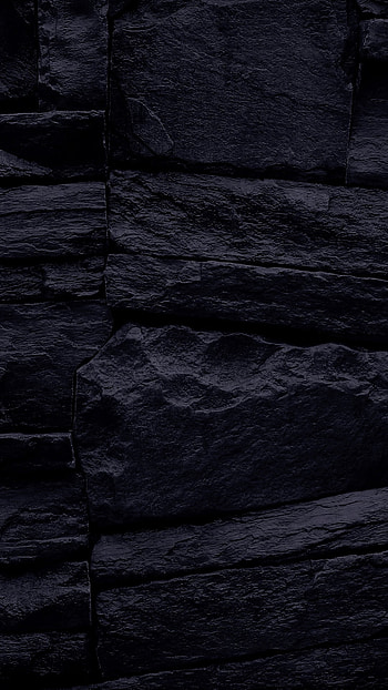 Black stone, rock, flooring HD phone wallpaper