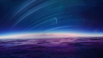 Moon In Space , moon, space, artist, artwork, digital-art, digital-universe HD wallpaper
