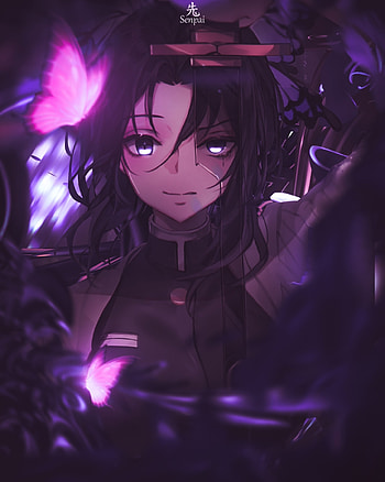 Shinobu, tanjiro, nezuko, anime HD phone wallpaper