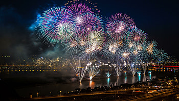 Fireworks in , Dazzling spectacle, Explosive celebration, Immersive experience HD wallpaper