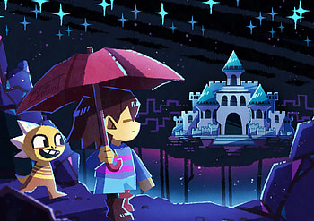 Undertale : Frisk & Monster Kid’s Night Quest, Monster Kid (Undertale), Frisk (Undertale), video game, Undertale HD wallpaper