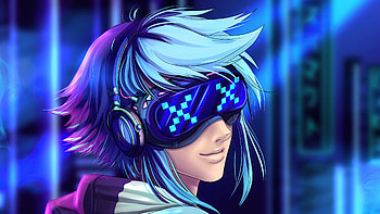 Neon Cool Guy , neon, artist, artwork, digital-art HD wallpaper