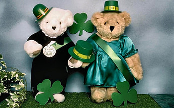 It' Great to be Irish 1 , occasion, wide screen, holiday, graphy, March, Saint Partricks Day, , teddy bears HD wallpaper