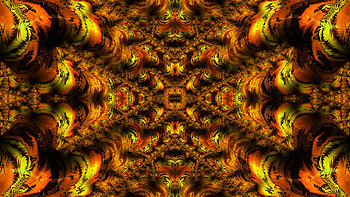 Trippy Psychedelic Fractal, trippy, psychedelic, aesthetic, orange (Color), Abstract, fractal HD wallpaper