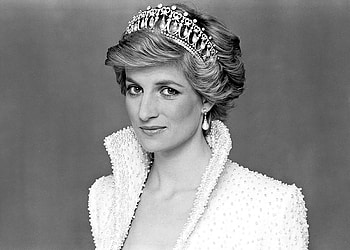 Monochrome, Princess Diana HD wallpaper