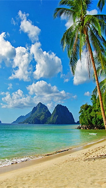 Beach Background, Beautiful HD phone wallpaper