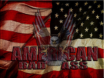 american bad ass, america flag, eagle, use, badass HD wallpaper