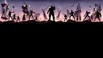 Avengers Infinity War Minimalism , avengers-infinity-war, 2018-movies, movies, minimalism, minimalist, superheroes HD wallpaper