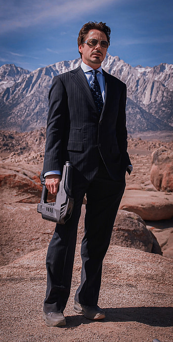 Iron man, sky, Tony stark HD phone wallpaper