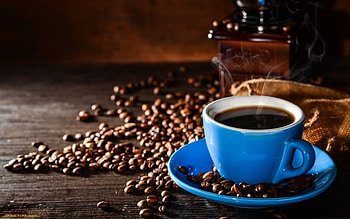 Coffee, brown, cup, beens HD wallpaper