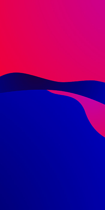 Abstract, waves, magenta, art, pink, blue, modern, gradient, dark, minimalist HD phone wallpaper
