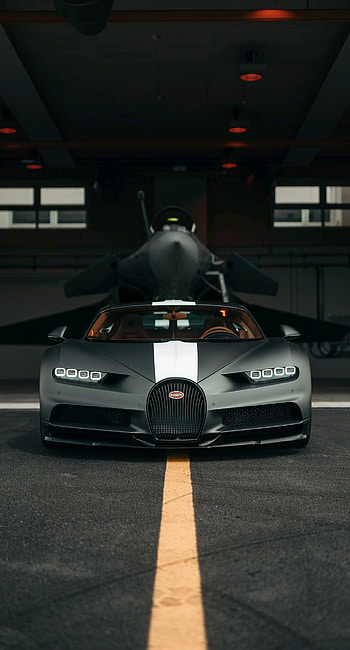 Bugatti Chiron, jet HD phone wallpaper