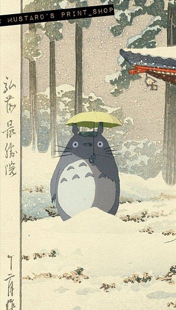Totoro, anime HD phone wallpaper