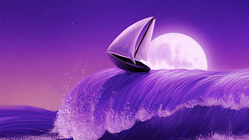 Riding Wave, waves, artist, artwork, art, digital-art, deviantart HD wallpaper