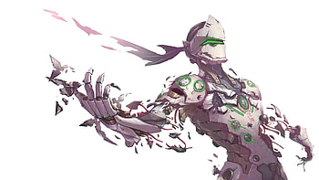 Minimalistic Genji, Clean design, Simple yet impactful, Artistic HD wallpaper