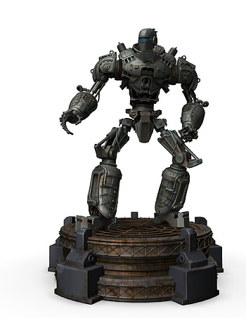 Liberty Prime, Fallout game, GameStop exclusive, Statue HD phone wallpaper