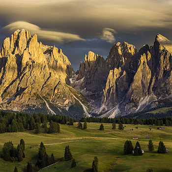 Alpe di Siusi, Dolomites nature, iPad , Italian landscapes HD phone wallpaper