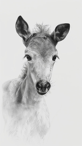 Charming Foal Horse, horse HD phone wallpaper